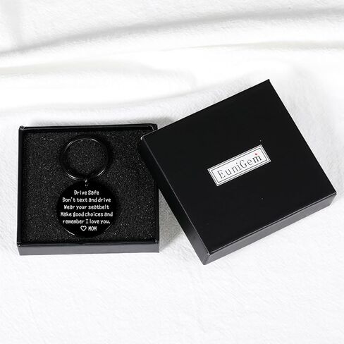 Valentines Gifts for Son Daughter Drive Safe Keychain Inspirational Gifts for Men Women Christmas Stocking Stuffers for Teen Boys Girls Teenager New Driver Keychain Birthday Gifts from Mom Dad in Kuwait