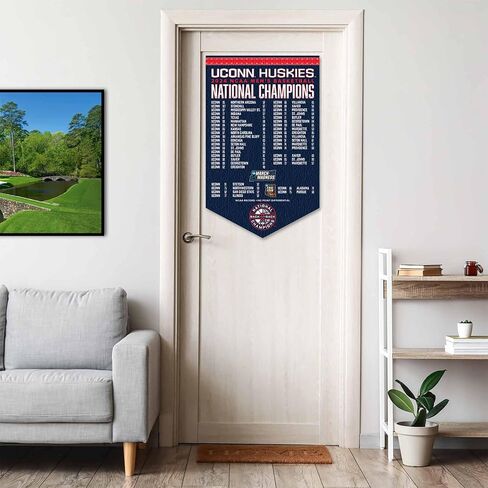 Connecticut Huskies 2024 Season Record Banner in Saudi Arabia