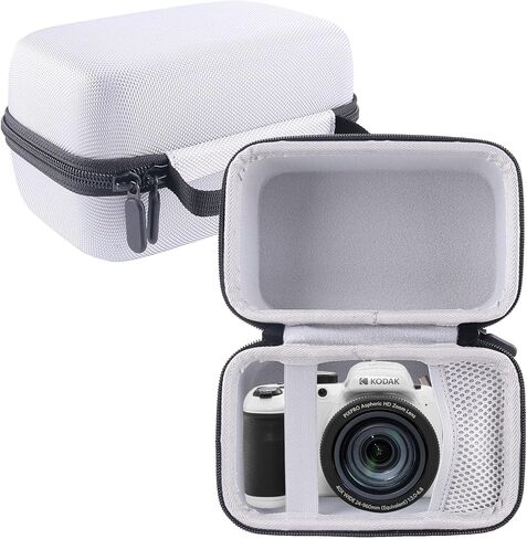 WERJIA Hard Carrying Case for KODAK PIXPRO AZ401/AZ405/AZ425/AZ255 Digital Camera,Fits USB Cable and Extra Batteries (grey) in Saudi Arabia