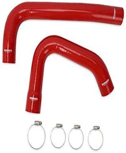 Mishimoto MMHOSE-RAM-15RD Silicone Radiator Hose Kit Compatible With Dodge Ram Cummins 6.7 2013-2018 Red in Saudi Arabia