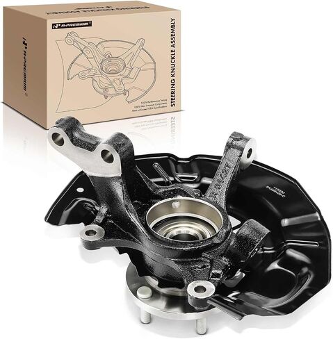 A-Premium Front Steering Knuckle & Wheel Bearing Hub Assembly Compatible with Lexus RX400h 06-08 & Lexus RX350 07-09, RX330 04-05 & Toyota Highlander 06-07, Right Passenger Side, Replace # 435020E030 in Saudi Arabia