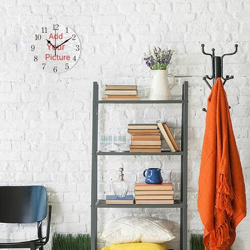 senya Wall Clock Silent 9.5 Inch Battery Operated Non Ticking Round Decorative Acrylic Quiet Clocks for Bedroom Office School Home (Flying Dragonfly) in Saudi Arabia