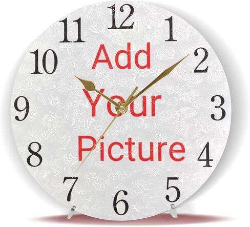 senya Wall Clock Silent 9.5 Inch Battery Operated Non Ticking Round Decorative Acrylic Quiet Clocks for Bedroom Office School Home (Flying Dragonfly) in Saudi Arabia