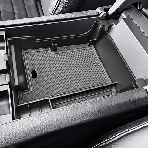 Center Console Organizer Compatible with Ford Edge 2021 2022 2023 2024 Accessories 2024 Edge SE/SEL/ST-Line/Titanium/ST Middle Console Organizer Insert Tray Armrest Storage Box, Black in Saudi Arabia