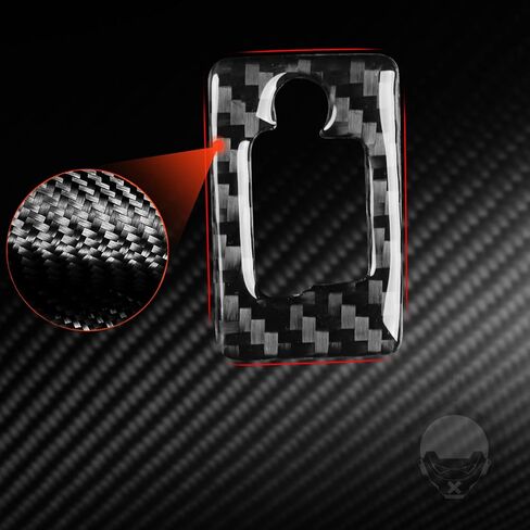 Real Carbon Fiber Car Air Vent Wind Outlet Adjustment Frame Cover Trim Interior Trim Sticker Cover Compatible with Toyota Tacoma 2005-2015 Accessories Black, Center Light Control Panel in Kuwait
