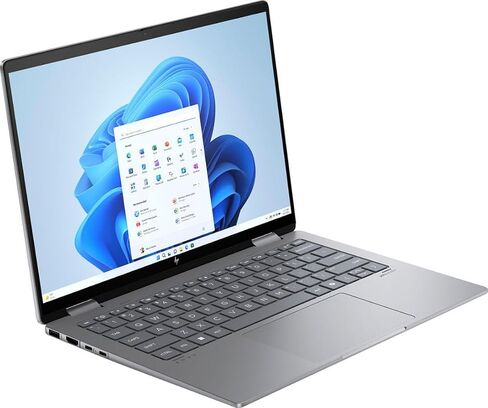HP Envy x360 Home & Business 2-in-1 Laptop (Intel Ultra 7-155U 12-Core, 16GB LPDDR5 6400MHz RAM, 2TB PCIe SSD, Intel Graphics, 14.0" 60 Hz Win 11 Home) with MS 365 Personal, Dockztorm Hub in Saudi Arabia