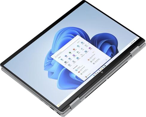 HP Envy x360 Home & Business 2-in-1 Laptop (Intel Ultra 7-155U 12-Core, 16GB LPDDR5 6400MHz RAM, 2TB PCIe SSD, Intel Graphics, 14.0" 60 Hz Win 11 Home) with MS 365 Personal, Dockztorm Hub in Saudi Arabia