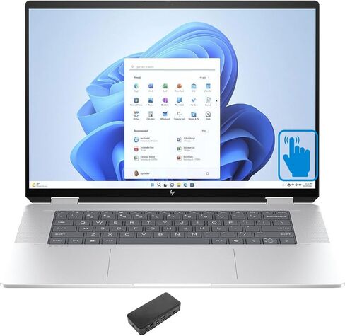 كمبيوتر محمول HP Envy x360 Business 2 في 1 (Intel Ultra 5-125U 12-Core، 16GB LPDDR5 6400MHz RAM، 2TB PCIe SSD، Intel Graphics، 16.0 بوصة 60 هرتز Touch Wide UXGA (1920x1200)، Wifi، Win 10 Pro) مع قاعدة توصيل USB-C in Saudi Arabia