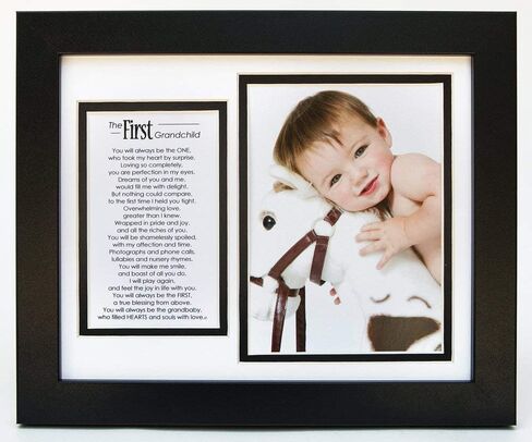 شركة The Grandparent Gift Co. إطار صورة للحفيد الأول مع قصيدة - هدية للأجداد لأول مرة in Kuwait