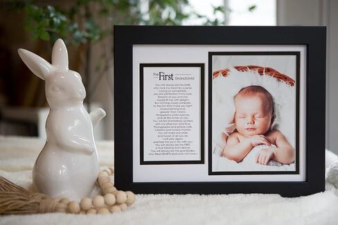 شركة The Grandparent Gift Co. إطار صورة للحفيد الأول مع قصيدة - هدية للأجداد لأول مرة in Kuwait