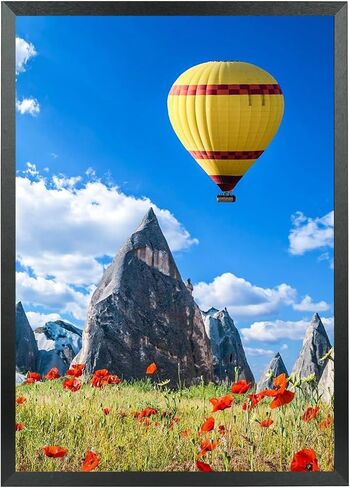 14x24 Picture Frame Solid Wood 14x24 Poster Frame for Wall 14x24 Photo Frames Family Black (T22B1424) in Saudi Arabia