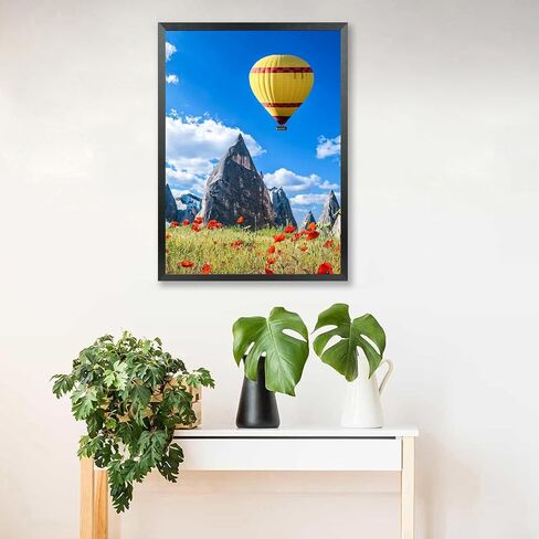 14x24 Picture Frame Solid Wood 14x24 Poster Frame for Wall 14x24 Photo Frames Family Black (T22B1424) in Saudi Arabia