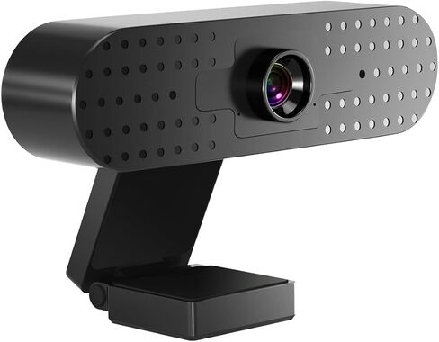 كاميرا كمبيوتر GVM Webcam 1080P، كاميرا ويب عالية الدقة بالكامل مع ميكروفونات مانعة للضوضاء، كاميرا ويب فيديو احترافية لتسجيل البث بزاوية 90 درجة، كاميرا كمبيوتر USB لمكالمات الفيديو/المؤتمرات/التكبير/التصغير/الفصول عبر الإنترنت in Saudi Arabia