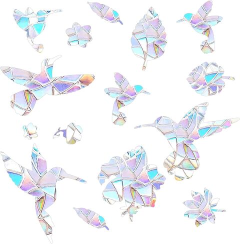 Prasacco 60 Pcs Circle Window Clings, Bird Deterrent for Windows Circle Window Decal for Bird Strike Anti-Collision Window Decals to Save Birds from Window Collisions Window Clings for Glass Windows in Saudi Arabia