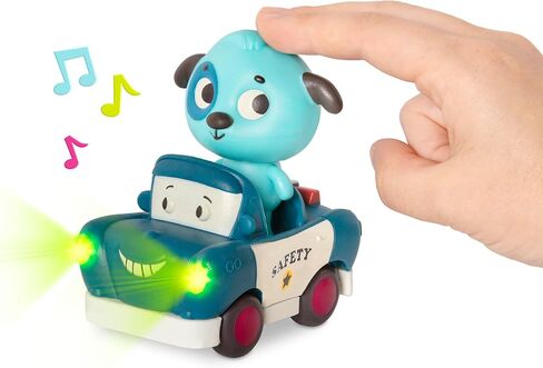 B. toys- Mini Riders- Cars & Animal Characters – Smart Car, Police Car, Van – Toy Cars for Toddlers, Kids – Lights & Sounds – 12 Months + in Kuwait