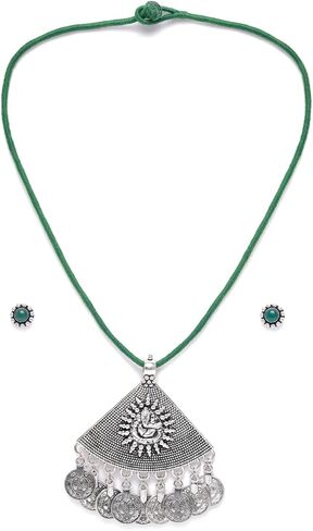Binnis wardrobe Dual toned hand made textured choker Jewellery set in Saudi Arabia