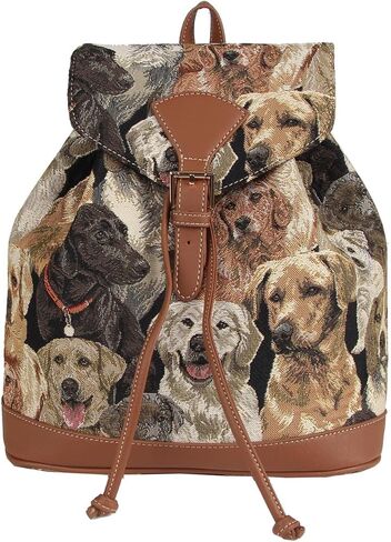 Signare Tapestry Fashion Backpack Rucksack for Women with Labrador Dog Design (RUCK-LAB) in Saudi Arabia