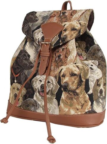 Signare Tapestry Fashion Backpack Rucksack for Women with Labrador Dog Design (RUCK-LAB) in Saudi Arabia