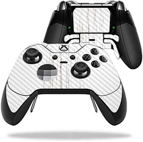 MightySkins Carbon Fiber Skin for Microsoft Xbox One Elite Controller - Nowhere to Run | Protective, Durable Textured Carbon Fiber Finish | Easy to Apply, Remove, and Change Styles | Made in The USA in Saudi Arabia