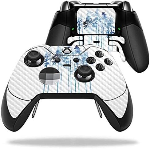MightySkins Carbon Fiber Skin for Microsoft Xbox One Elite Controller - Nowhere to Run | Protective, Durable Textured Carbon Fiber Finish | Easy to Apply, Remove, and Change Styles | Made in The USA in Saudi Arabia