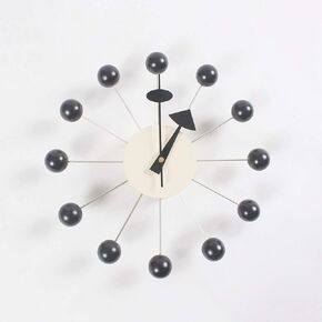 ساعة SHISEDECO الحديثة لأشعة الشمس باللون الأحمر - غير موقوتة، تصميم خشبي قديم في منتصف القرن ديكور ساعة حائط كوارتز صامتة للمنزل وغرفة المعيشة والمكتب وغرفة النوم وما إلى ذلك.