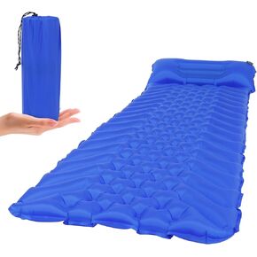 وسادة نوم للتخييم من BoxedHome، سجادة تخييم خفيفة الوزن قابلة للنفخ مع وسائد نوم مدمجة للتخييم وحقائب الظهر والمشي لمسافات طويلة وخيمة السفر، مرتبة هوائية مدمجة وخفيفة الوزن in Kuwait