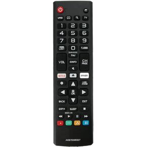 AKB75095307 Replace Remote fit for LG TV 43UJ6300 43UJ6050 43UJ6350 49UJ6300 49UJ6050 32LJ550M 32LJ550M-UB 65UJ6300-UA 75UJ6520 55UJ6520 43UJ6200 49UJ6200 55UJ6200 65UJ6200 49UJ620M 43UJ6500-UB