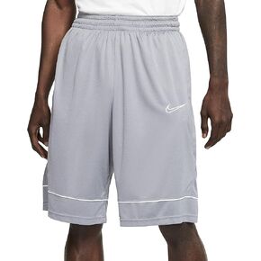 Nike Men's 11 inch Basketball Shorts (as1, Alpha, m, Regular, Regular, Grey/White, Medium)