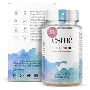 Menopause Supplements Perimenopause Supplements 1 Month Supply - Daily Support for The Early Stage of Menopause – 60 Capsules - Includes Ashwagandha, Vitamins and Red Clover