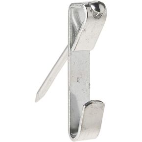 50 lb Picture Hangers, Supports up to 50 Pounds, Set of 20 (20 Hangers & 20 Nails)