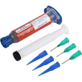 Sn42/Bi58 T4 Lead Free Solder Paste No Clean, 138℃ Melting Point (20g)