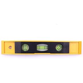 Bubble Level with Keychain Magnetic Torpedo Level Measuring Tool,Plumb/Level/45-Degree Measuring Level Bubble Fashion,Magnetic Torpedo Level(Yellow,7 inch)