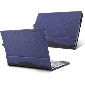 Laptop Case for HP envy X360 13 (13-ay0000) / 13-bd 13m-bd 13-ay 13-ba Series Computers 13.3" Scratch Resistant PU Detachable Design Laptop Case with Pen Sleeve (13.3“, blue)