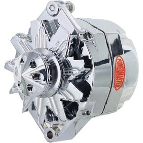 37293-367 Chrome Alternator (12SI 150A 1V Pulley & Cone 1 or 3 Wire)