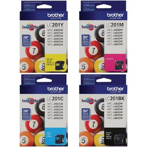 Brother MFC-j485DW Black/Cyan/Magenta/Yellow Original Ink Standard Yield (260 Yield)