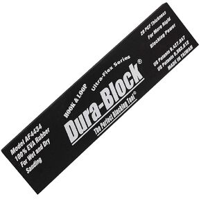 Dura-Block Scuff Pad - 11in Ultra-Flex Hook and Loop Scruff Pad Sanding Blocks for Wood and Auto Fits Wet Dry Sandpaper