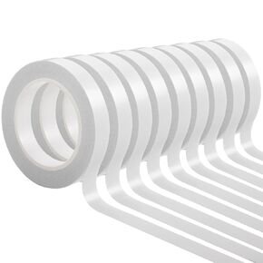 9 Rolls Double Sided Tape for Crafts, Strong Double-Sided Tape, Scrapbook Tape, Double-Sided Adhesive Tape for Arts, Card Making, Scrapbooking Supplies, Gift Wrapping (0.4 in X 26.25Ft)