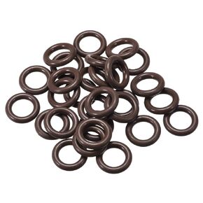 uxcell Fluorine Rubber O-Rings 16mm OD 9mm ID 3.5mm Width, Metric FKM Sealing Gasket, Pack of 25