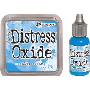 Salty Ocean Distress Oxide Pad + Reinker Lot - Tim Holtz Bundle