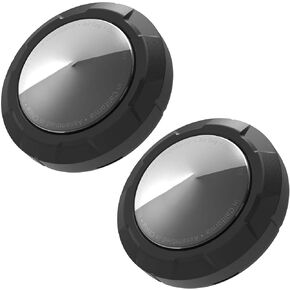 حامل Airtag 2 حزمة Airtag Mount مع ملصق لاصق، ملصق حافظة Airtag لمحفظة الدراجة والتلفزيون عن بعد وكاميرا بدون طيار وأمتعة مخفية (أسود)