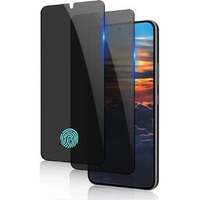 for Samsung Galaxy S23 Ultra Privacy Screen Protector Tempered Glass 6.8 Inch, [Fingerprint Compatible], Scratch-Resistant, Anti Spy, Case Friendly Privacy Protector for Galaxy S23 Ultra