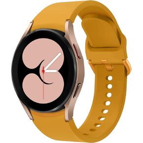 for Samsung Galaxy Watch 6/5/4 Band 40mm 44mm,Galaxy Watch 6/4 Classic Bands 47mm 43mm 46mm 42mm/Galaxy Watch 5 Pro 45mm Women Men,Soft Silicone Sport Strap Wristband Bracelet