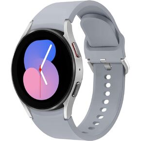 for Samsung Galaxy Watch 6/5/4 Band 40mm 44mm,Galaxy Watch 6/4 Classic Bands 47mm 43mm 46mm 42mm/Galaxy Watch 5 Pro 45mm Women Men,Soft Silicone Sport Strap Wristband Bracelet