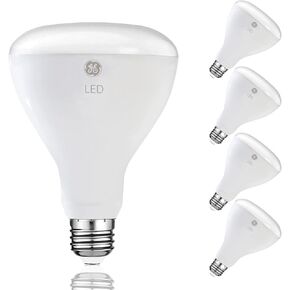 مصابيح الإضاءة الداخلية البديلة GE Daylight LED 65W BR30 (عبوة من 4) in Saudi Arabia