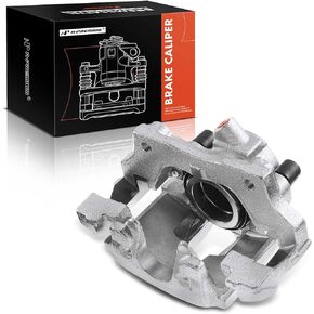 A-Premium Disc Brake Caliper Assembly with Bracket Compatible with Select Mercedes-Benz Models - 4Matic E320 2004-2005 V6 3.2L, E350 2006-2009 V6 3.5L - Front Passenger Side