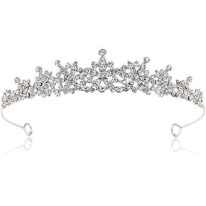Rhinestone Crystal Tiara Headbands and Small Tiara For Women Bride Wedding Birthday Pageant Prom Crown