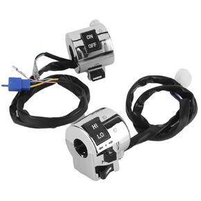 1 Pair Universal Motorcycle Handlebar Switch Control Button for Turn Signal Headlight Horn 25mm Combination Switch