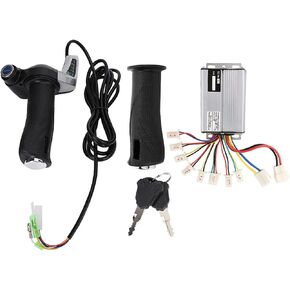 Alomejor 1000W Motor Brushed Controller with Throttle Grips Display for Electric Bike Tricycle Scooter