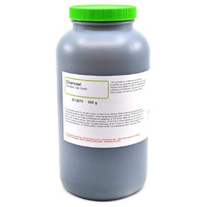 Laboratory-Grade Activated Charcoal, 500g - The Curated Chemical Collection