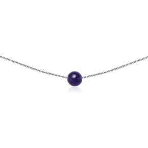 Bead Necklace, Layered Necklaces for Women, Choker Necklace, Chain Necklace, Layered Necklace, Dainty Necklace, Choker Necklaces for Women, Chain Necklace, Simulated Gemstone, 8mm Ball Bead Choker